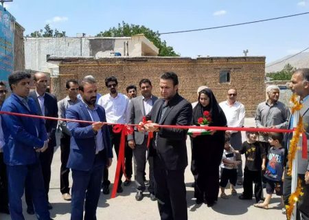 طرح هادی روستای کرگان پایین همزمان با هفته دولت افتتاح شد
