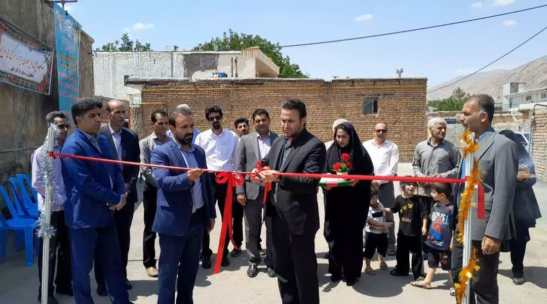 طرح هادی روستای کرگان پایین همزمان با هفته دولت افتتاح شد