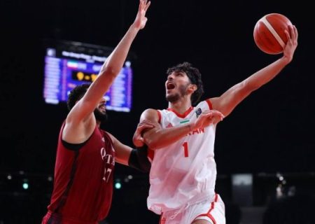 تیم ملی بسکتبال ایران چین‌تایپه را شکست داد