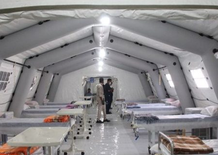 برپایی سومین بیمارستان صحرایی در الیگودرز