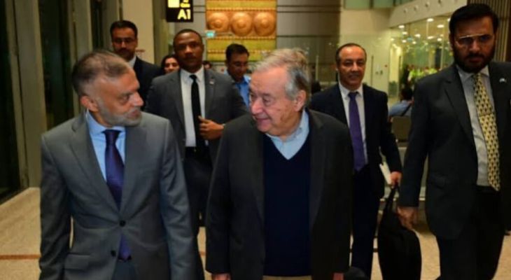 آماده‌سازی پاکستان برای میانجی‌گری، هدف سفر گوترش است
